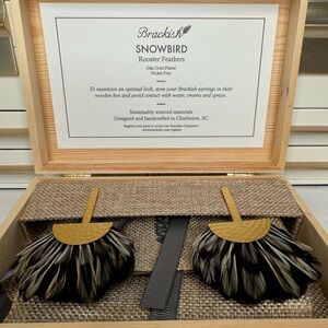 Brackish earrings, made in Charleston, South Carolina.